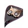 Чёрный стек с совой на кожаном наконечнике - 24 см. - ToyFa - купить с доставкой в Костроме