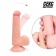 Телесный фаллоимитатор на подошве-присоске - 17,5 см. - Bior toys