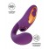 Фиолетовый вибромассажер с клиторальной стимуляцией Megam - ToyFa купить в Костроме с доставкой в Orgasmix.ru Фиолетовый вибромассажер с клиторальной стимуляцией Megam - ToyFa