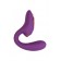 Фиолетовый вибромассажер с клиторальной стимуляцией Megam - ToyFa купить в Костроме с доставкой в Orgasmix.ru Фиолетовый вибромассажер с клиторальной стимуляцией Megam - ToyFa