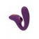 Фиолетовый вибромассажер с клиторальной стимуляцией Megam - ToyFa купить в Костроме с доставкой в Orgasmix.ru Фиолетовый вибромассажер с клиторальной стимуляцией Megam - ToyFa