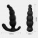 Черный анальный вибромассажер Dipper-RCT - 14,8 см. - S-HANDE