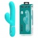 Мятный вибратор-кролик с пульсацией Perdita - 22,8 см. - Baile купить в Костроме с доставкой в Orgasmix.ru Мятный вибратор-кролик с пульсацией Perdita - 22,8 см. - Baile