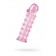 Гелевая розовая насадка на фаллос с шипами - 12 см. - Toyfa Basic - в Костроме купить с доставкой Гелевая розовая насадка на фаллос с шипами - 12 см. - Toyfa Basic - в Костроме купить с доставкой